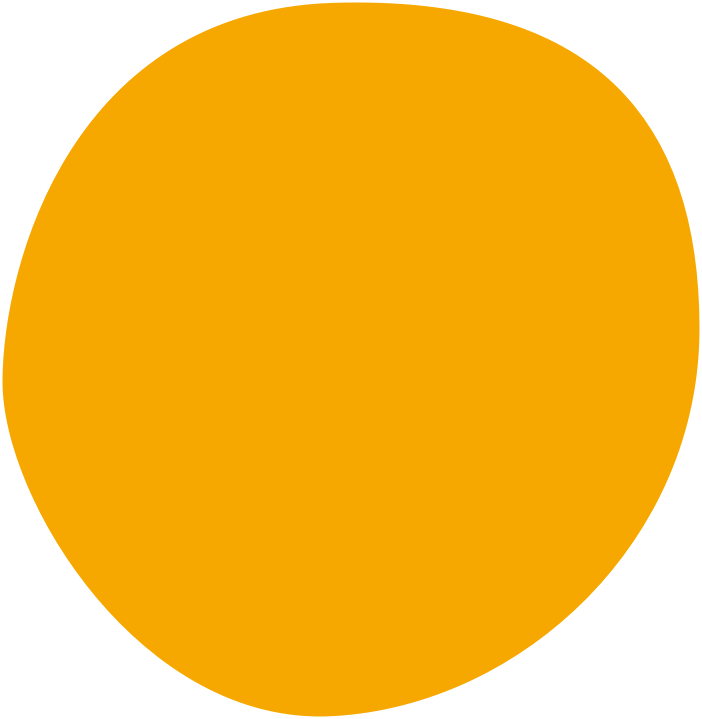 Orangener Kreis